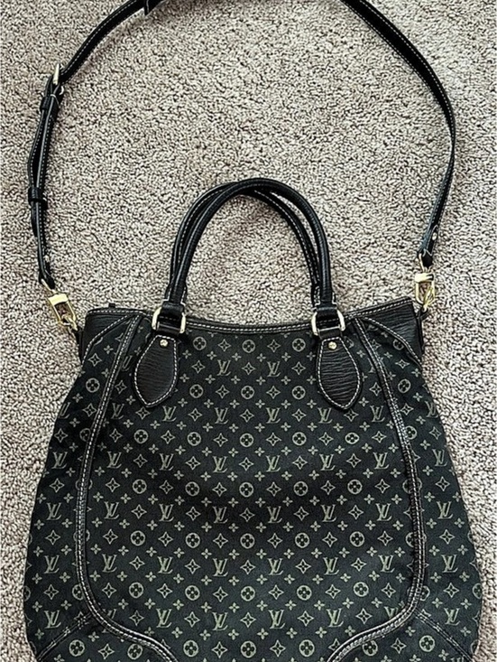 Louis Vuitton Handbags - Louis Vuitton Monogram Mini Lin Trapeze PM Shoulder Bag Brown